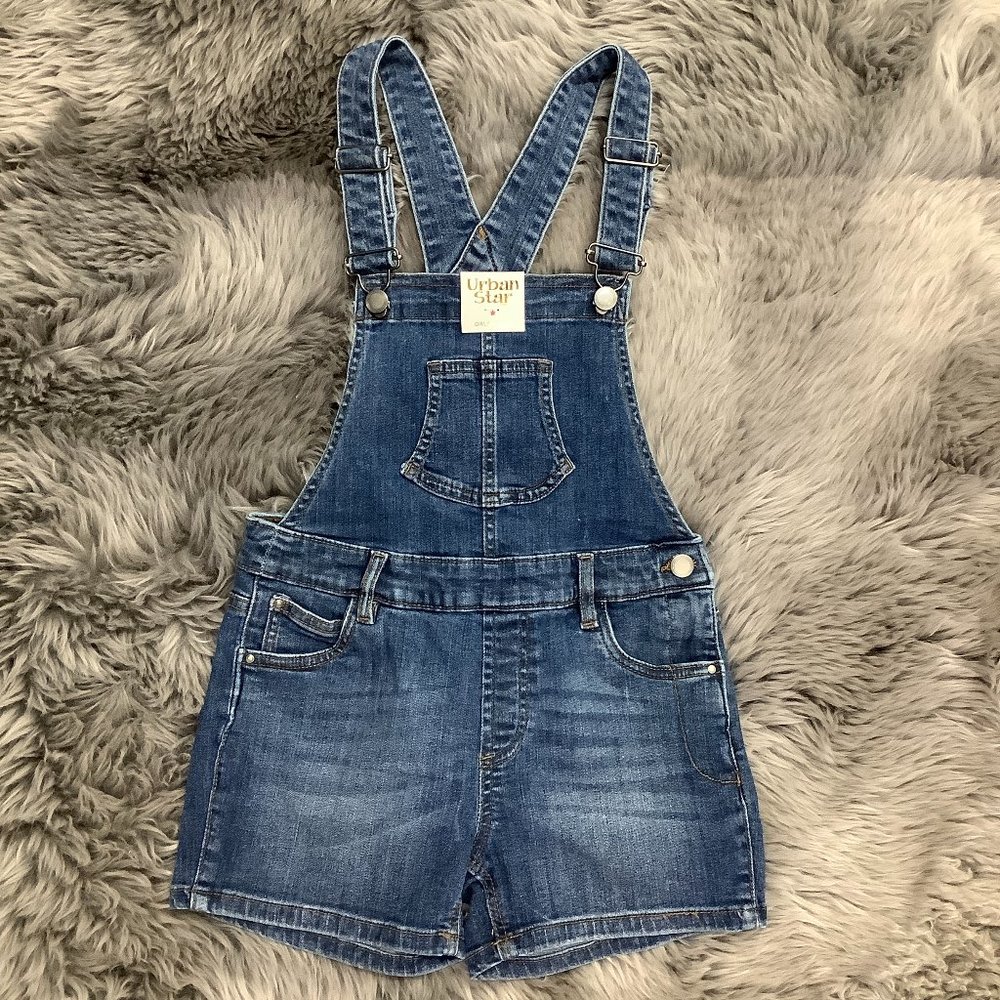 Urban Star | Girl's Denim Overalls | Shorts | Various Sizes
